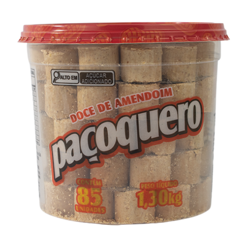 Paçoca Rolha 85 und desembalada