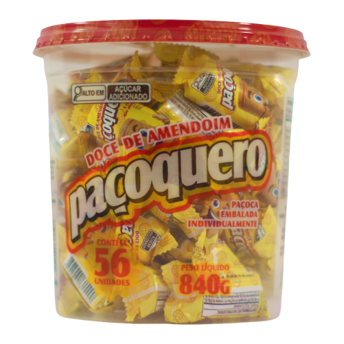 Paçoca Rolha 56 und embalada